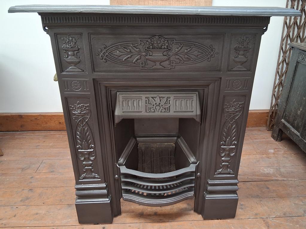 <p>Original Victorian combination fireplace</p><p>76 cm wide x 97 cm high mantle shelf 89 cm